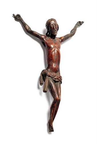 "Christ crucifié" Sculpture en buis